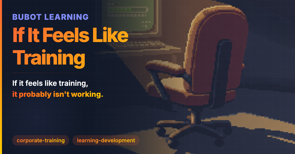 If It Feels Like Training